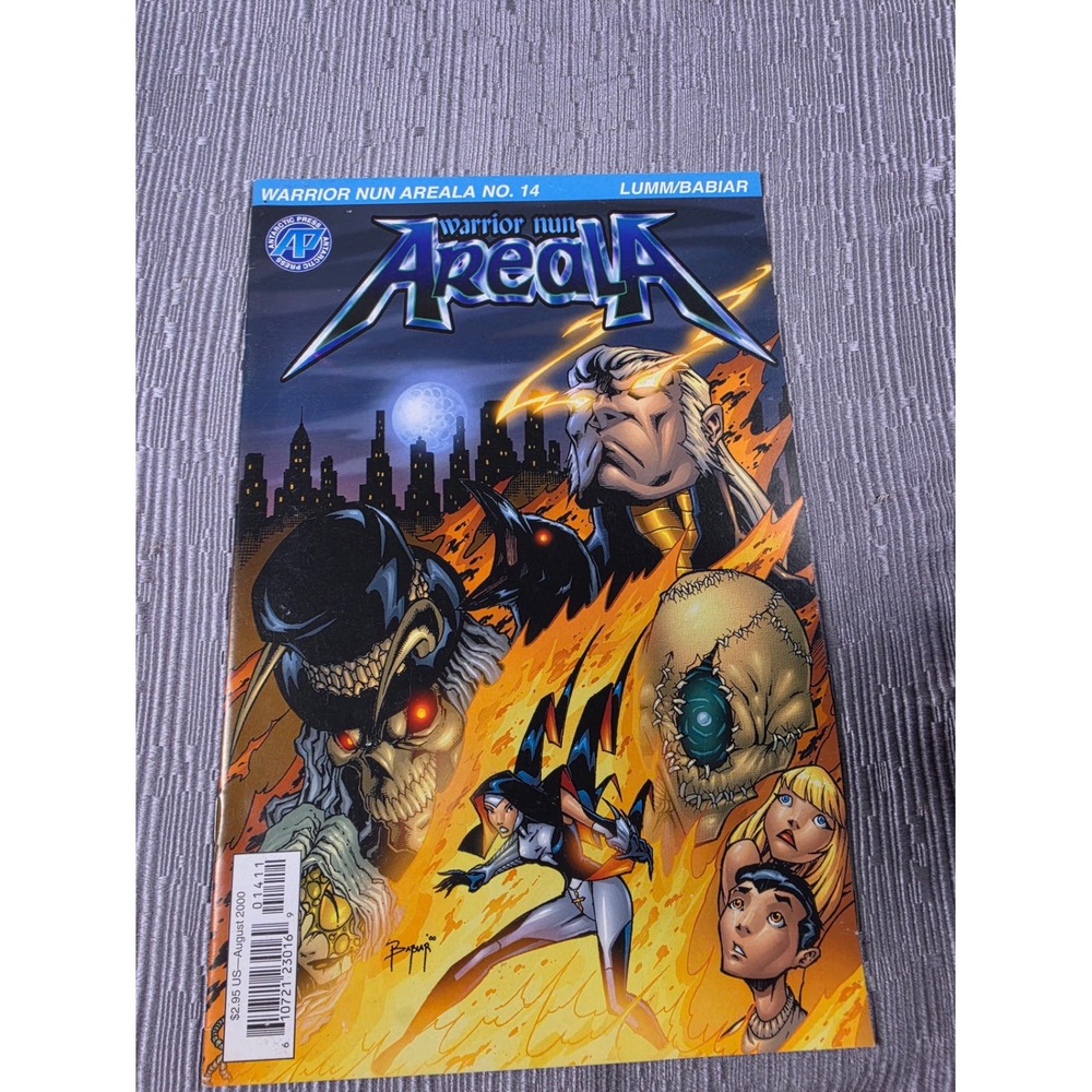 Warrior Nun Areala No 14 Antarctic Press August 2000 Lumm Babiar Comic Book
